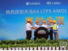 天馬第6代LTPS AMOLED產線提前封頂